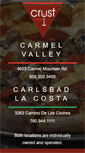 Mobile Screenshot of crustpizzeria.com